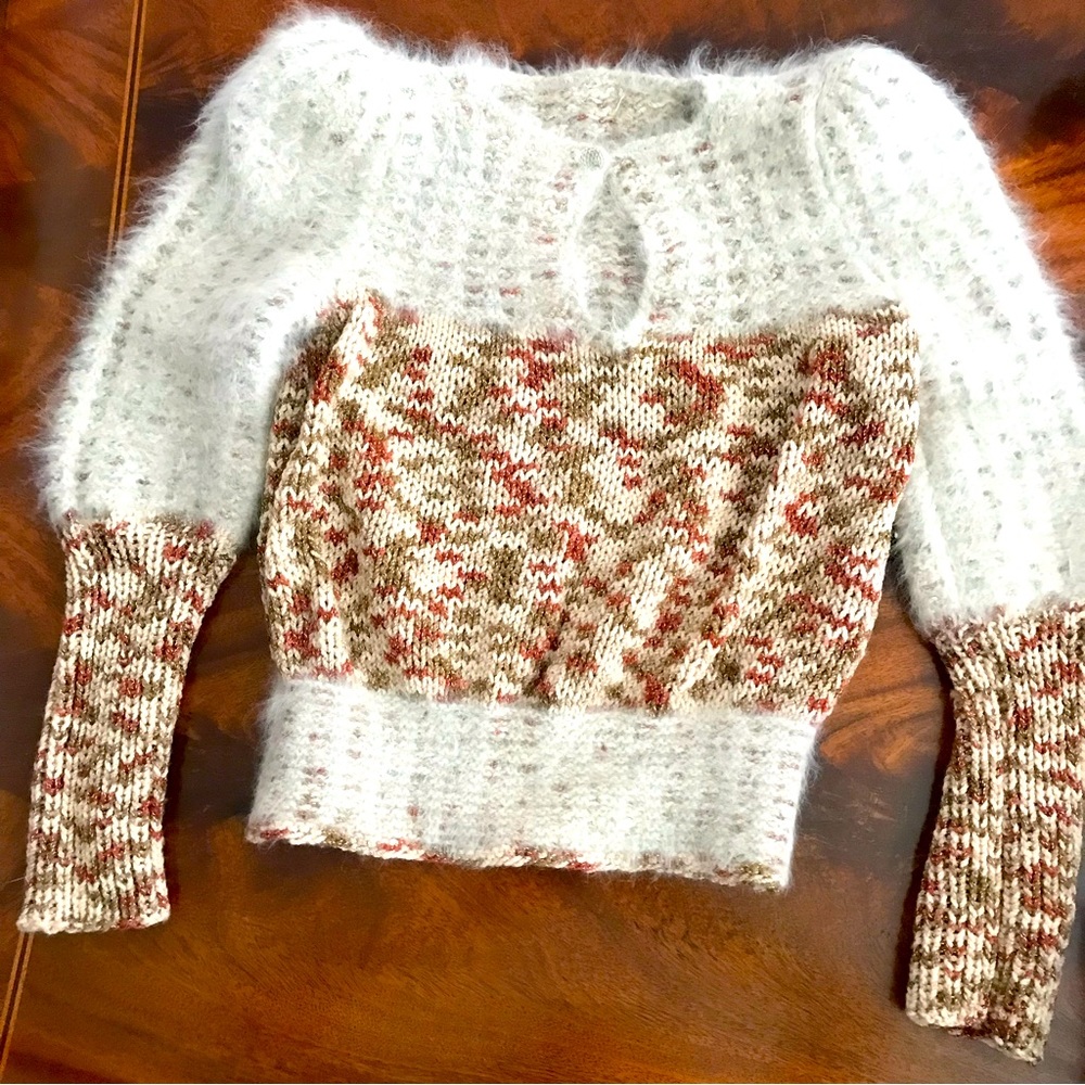 Mme Defarge hand knit sweater